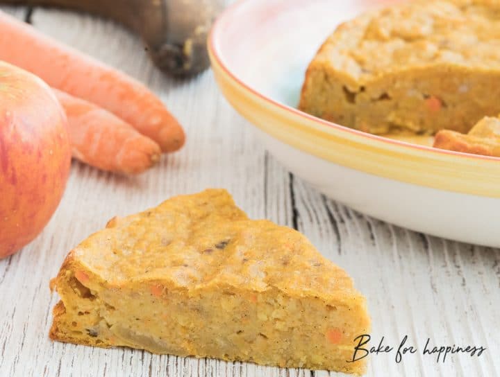sugar-free apple banana cake