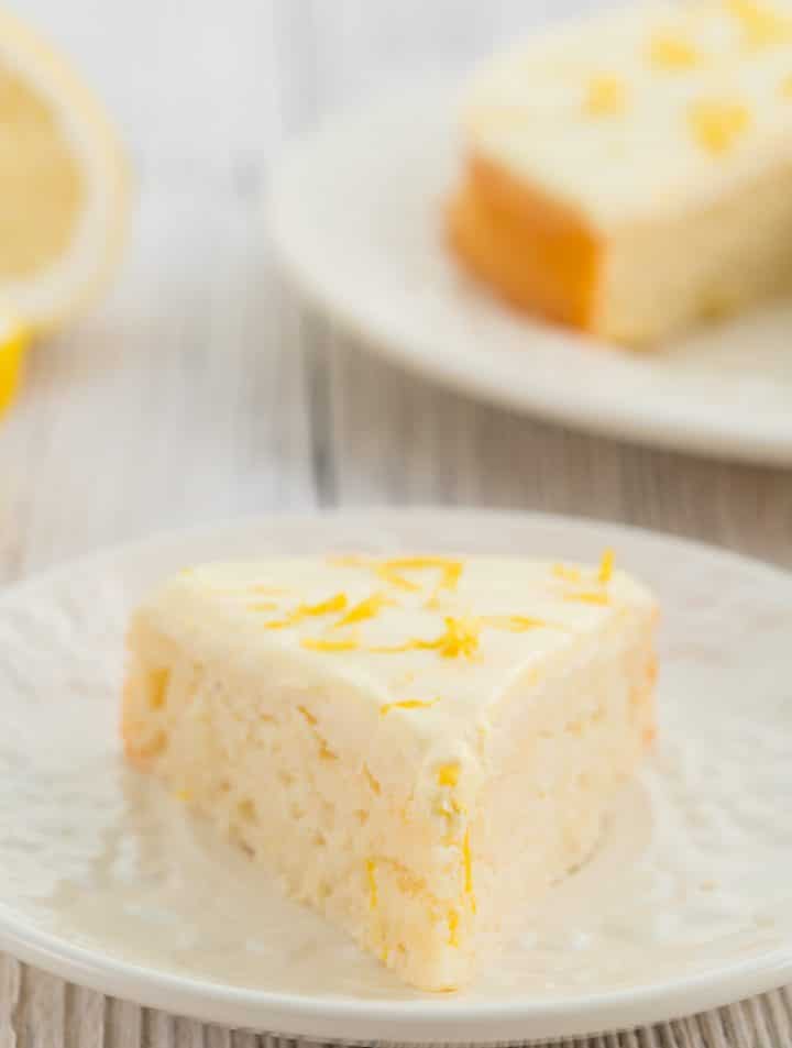 Healthy Lemon Loaf Cake - Figgin Delicious - Dessert