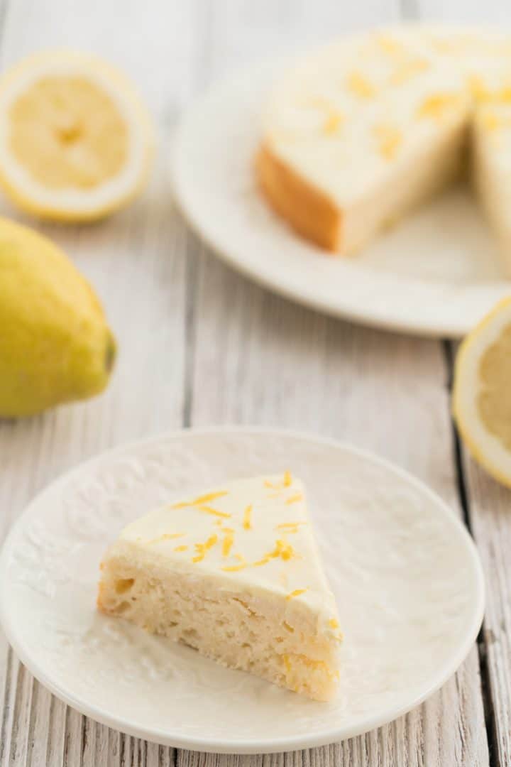 Low Sugar Lemon Cake