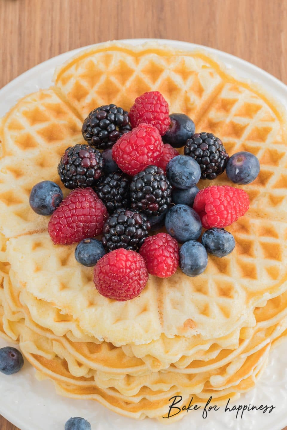 My Classic Waffle Recipe Baking for Happiness