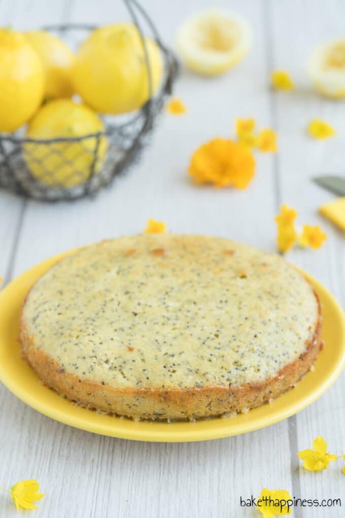 easy lemon poppy-seed cake