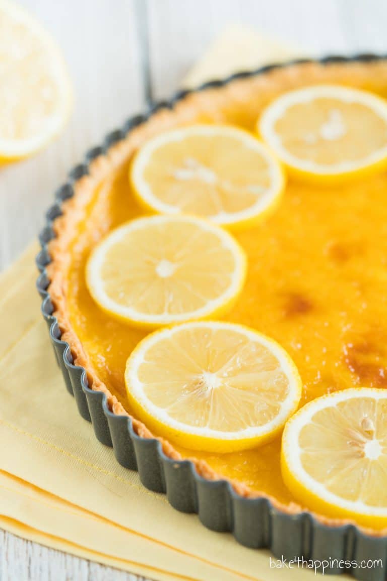 Tarte au citron: French lemon tart