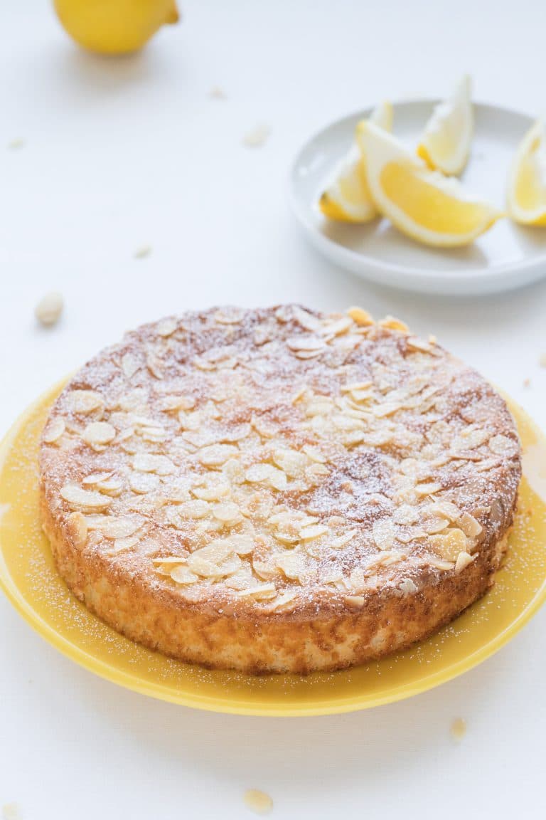 Gluten-Free Lemon Cake with Almonds - delicious and moist