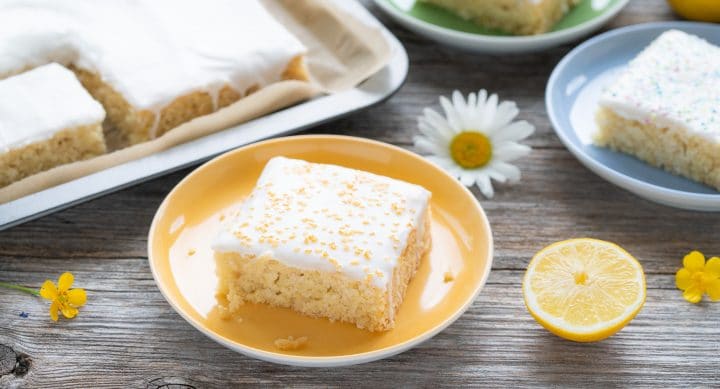 Vegan lemon cake recipe