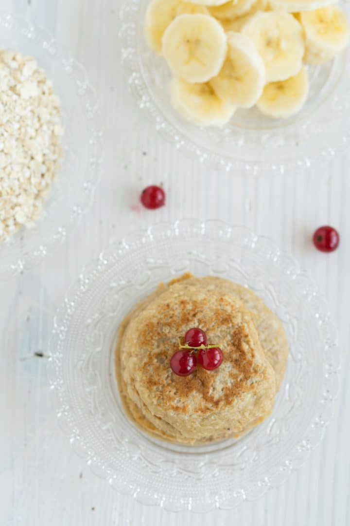 Vegan 3 ingredients pancakes