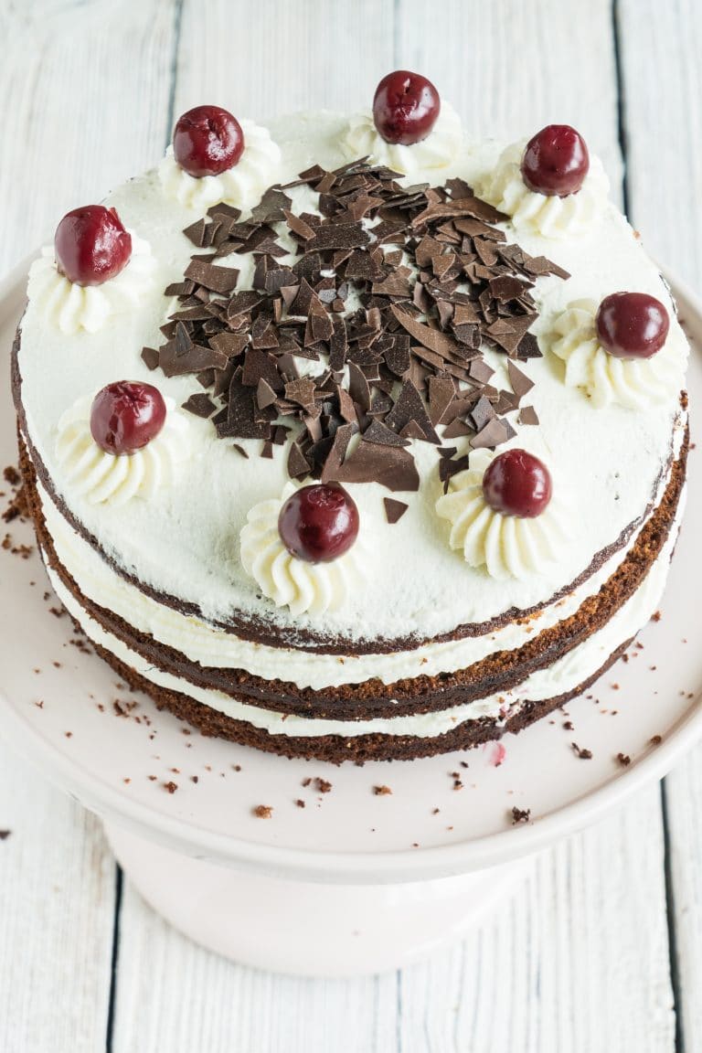 Black Forest Cake without Alcohol