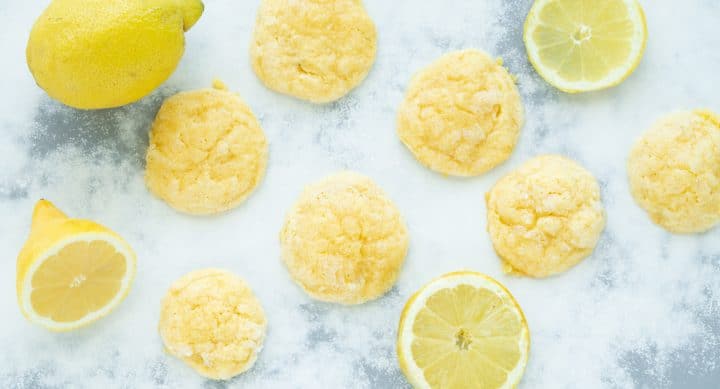 Healthy Lemon Cookies with Cream Cheese
