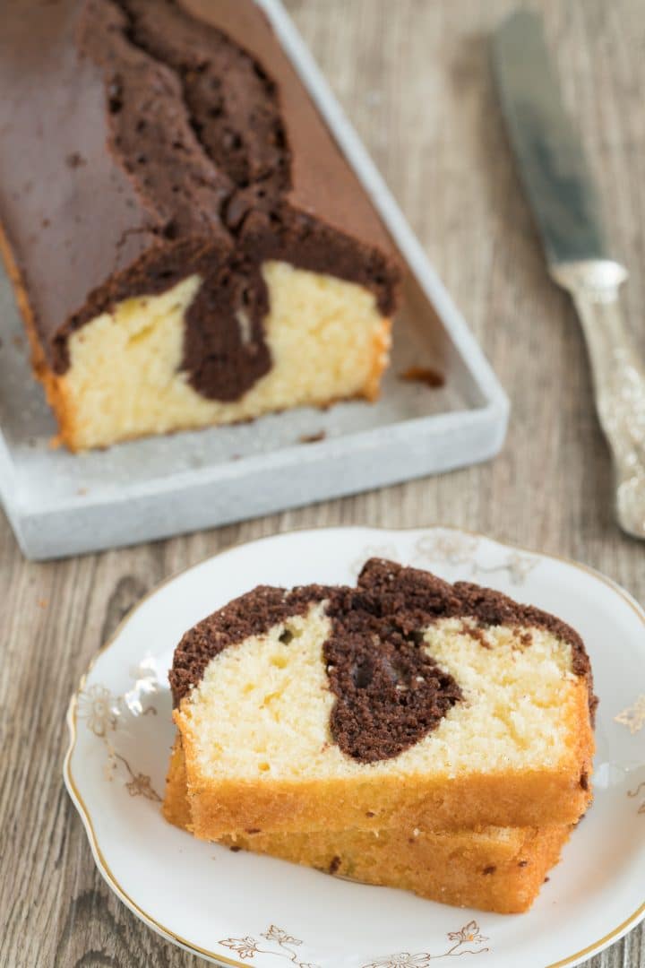 Easy Marble Cake Basic Recipe