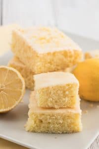 Lemon Sheet Cake with Lemon Frosting