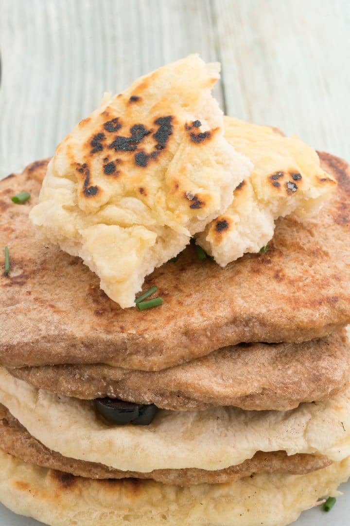 Fast frying pan flatbread