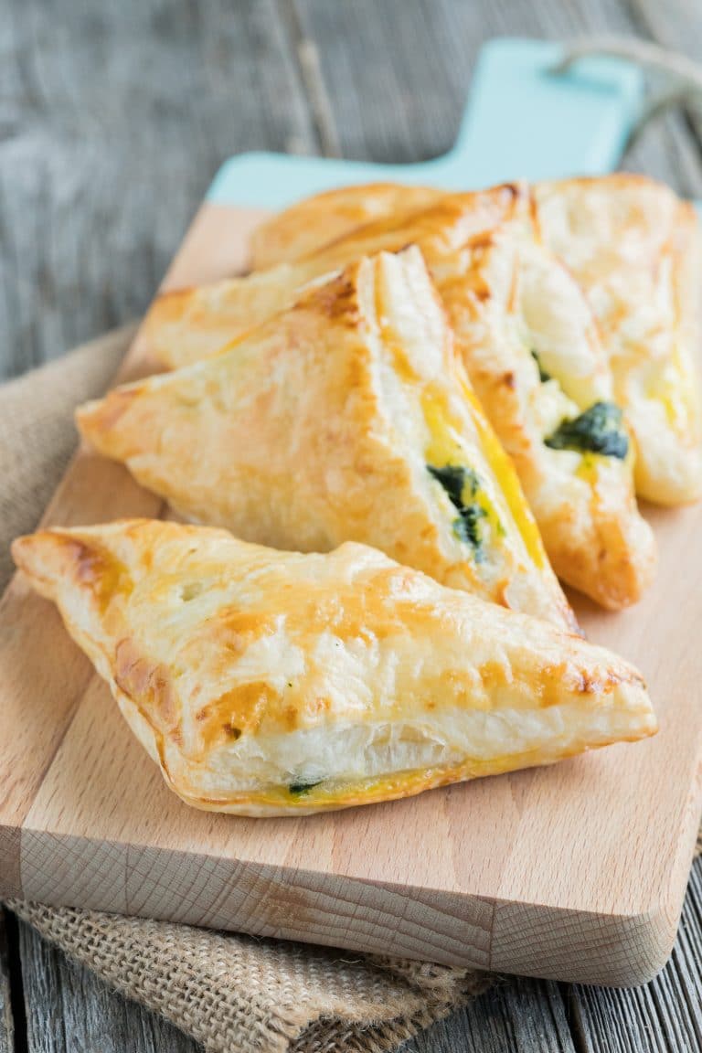Spinach Puffs with Feta Cheese