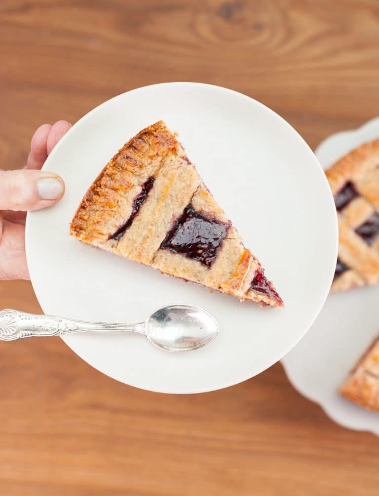 Traditional Austrian Linzer Cake