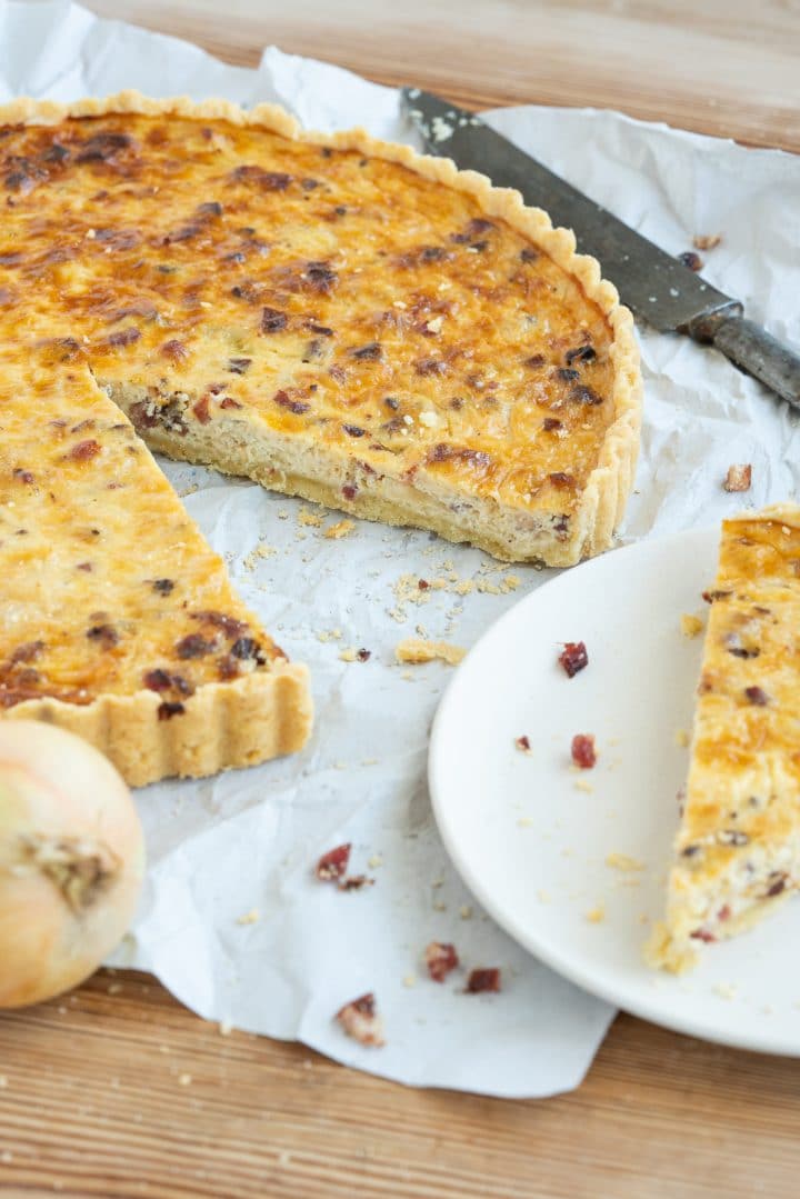 Onion tart short pastry