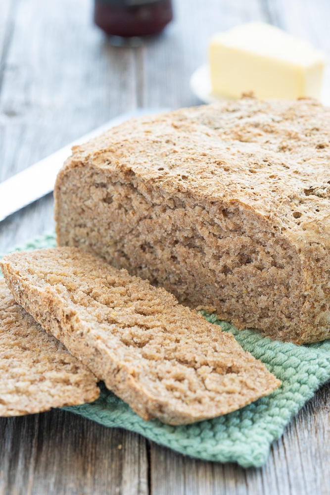 easy sourdough rye meal bread