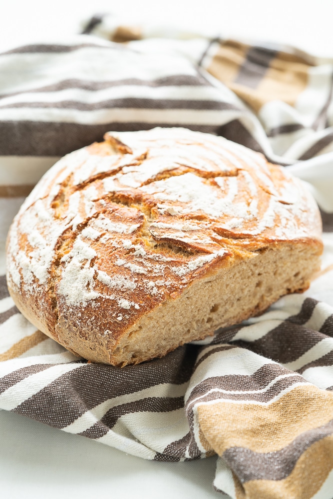 no yeast sourdough bread for beginners