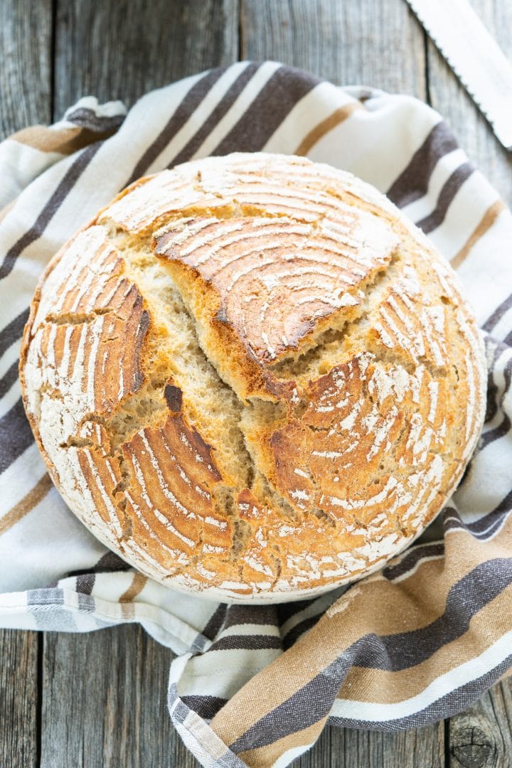 rye bread with sourdough starter