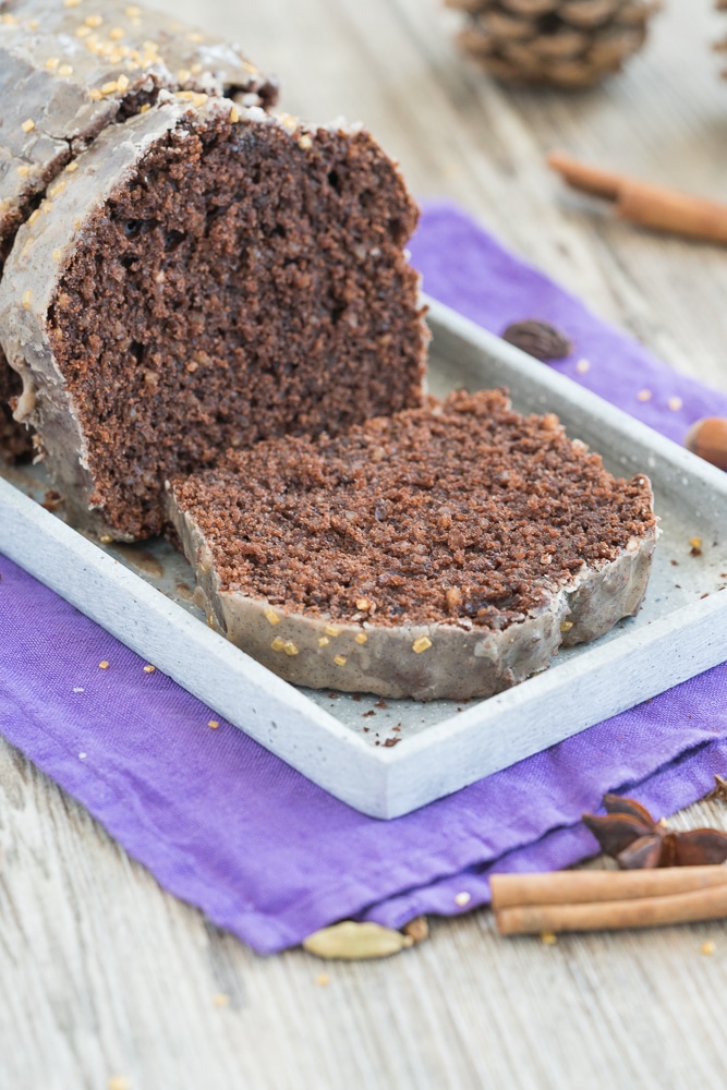 Juicy chocolate spice cake