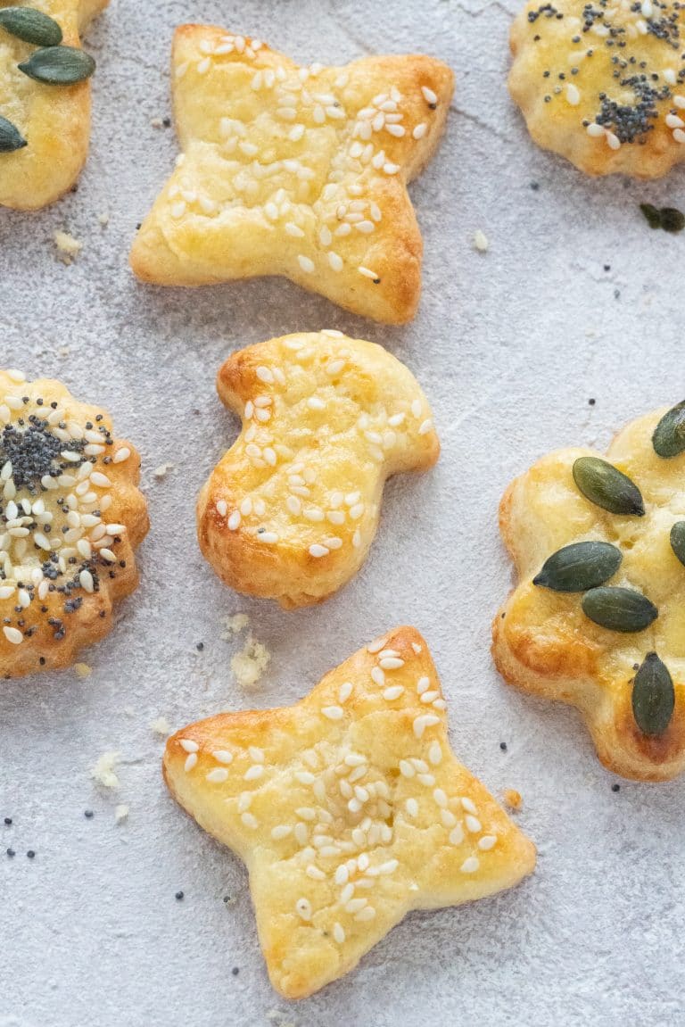 Homemade Cheese Shortbread Cookies Baking for Happiness