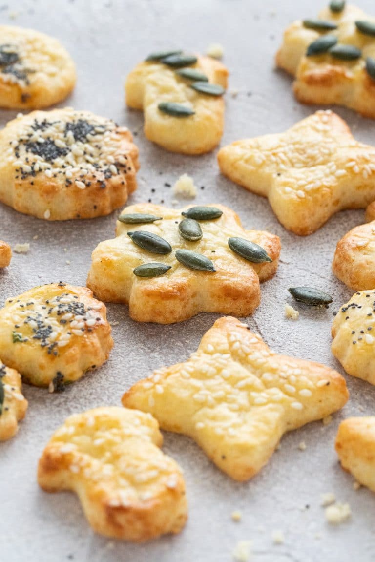 Savory Homemade Cheese Shortbread Cookies