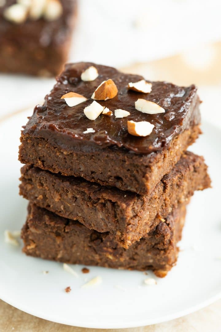 vegan gluten free sweet potato brownies