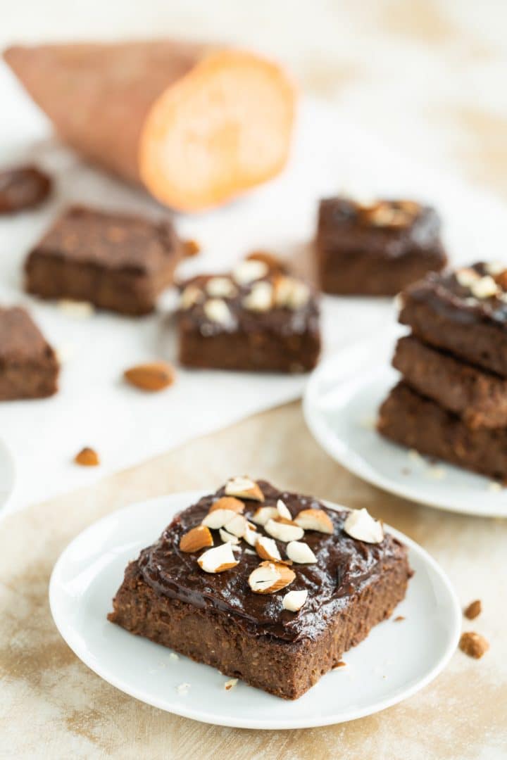 vegan sweet potato brownies gluten-free