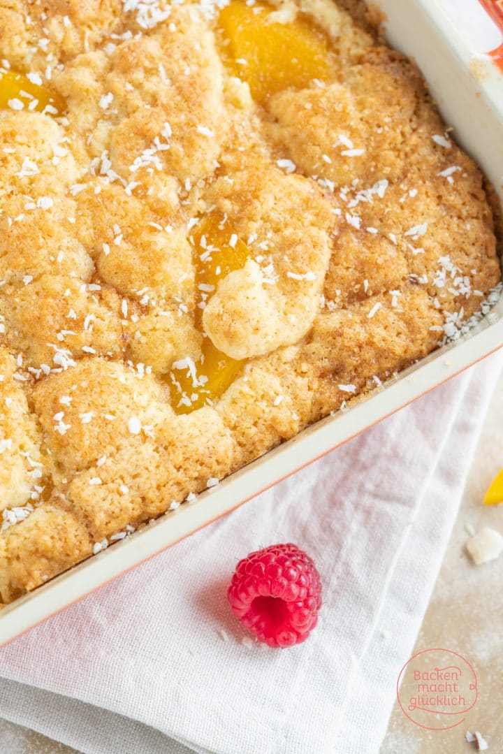 old-fashioned peach cobbler