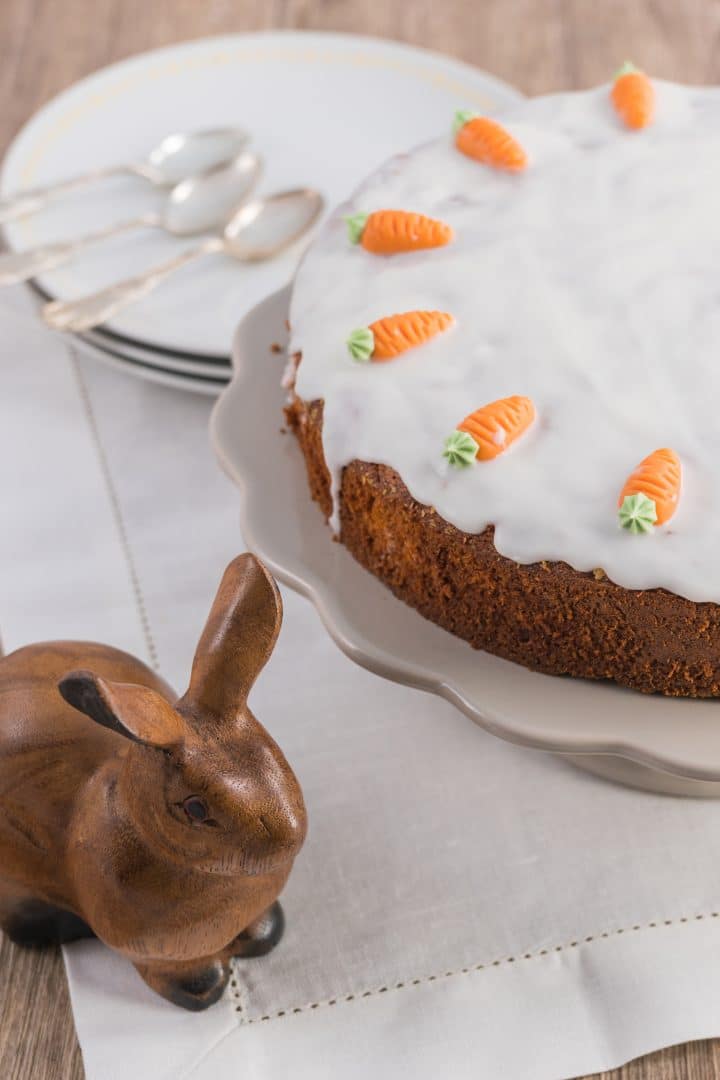 Carrot cake with oil