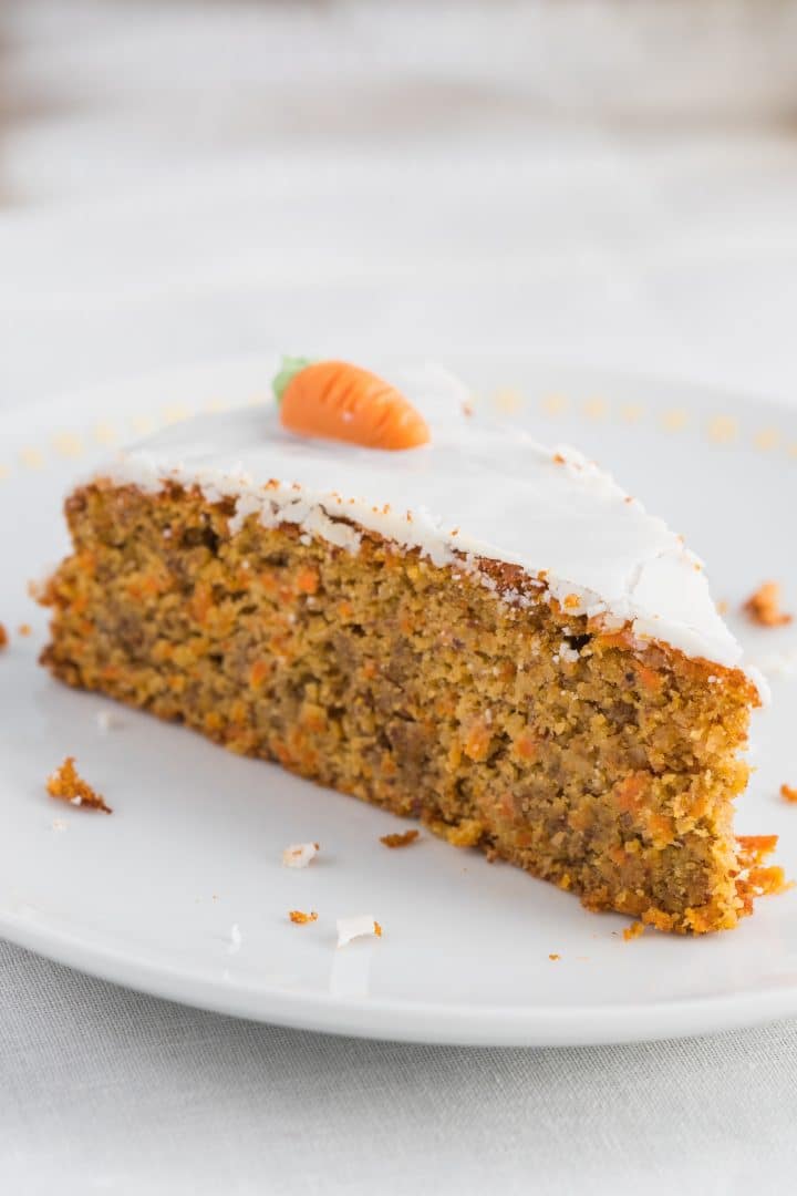 Wonderfully moist carrot cake