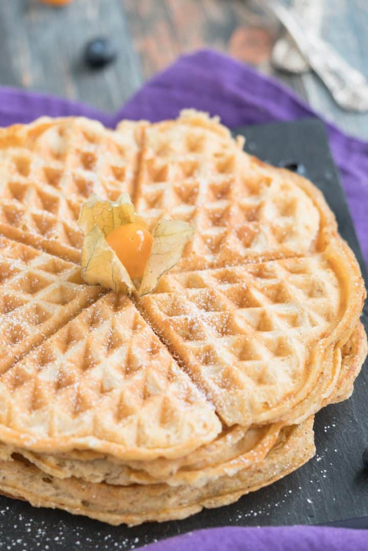 Low carb heart waffles recipe