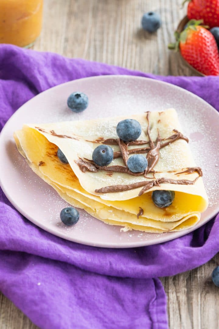 Crepes dough sweet