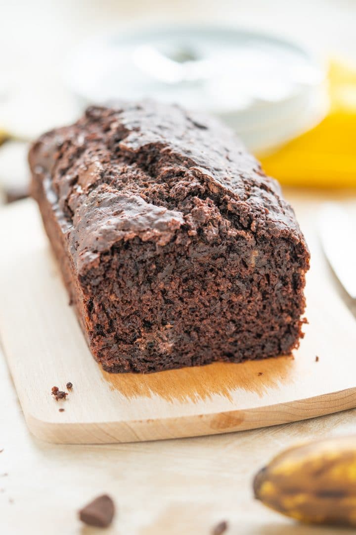 Banana Bread with chocolate vegan