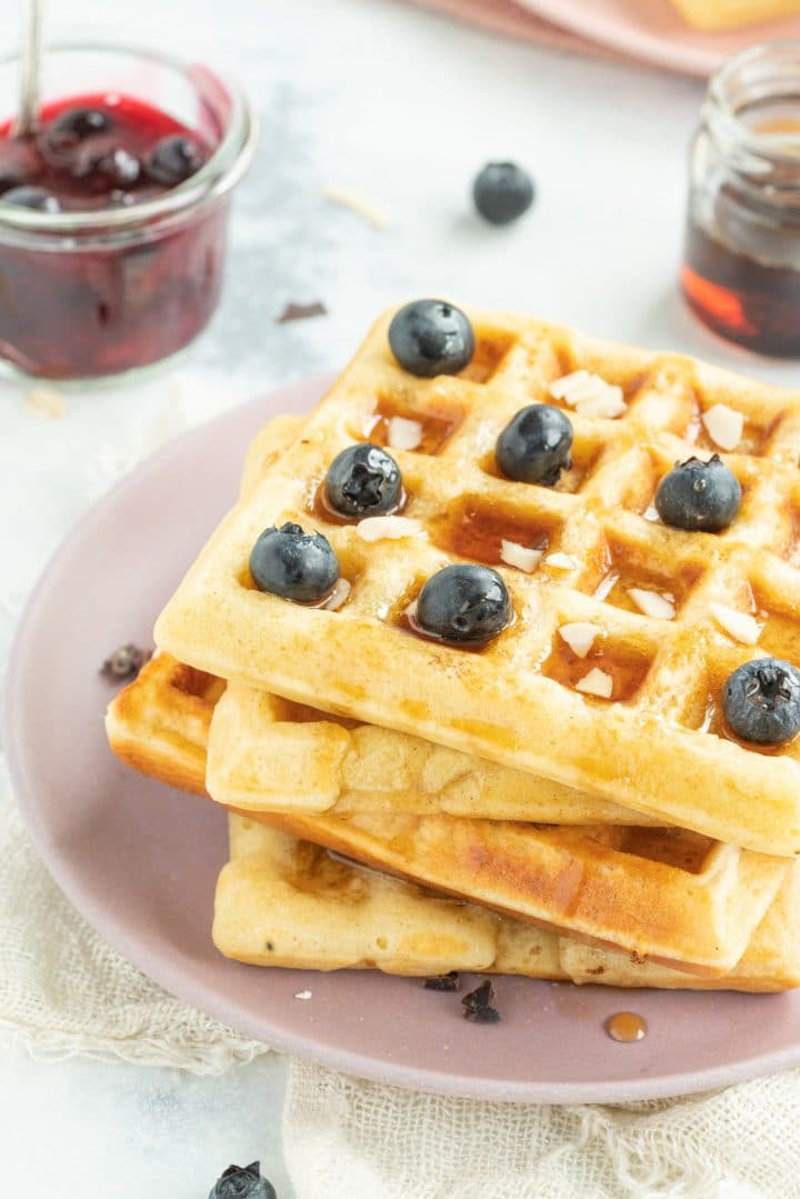 delicious healthy protein waffles