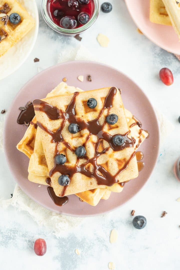 low carb high protein waffles