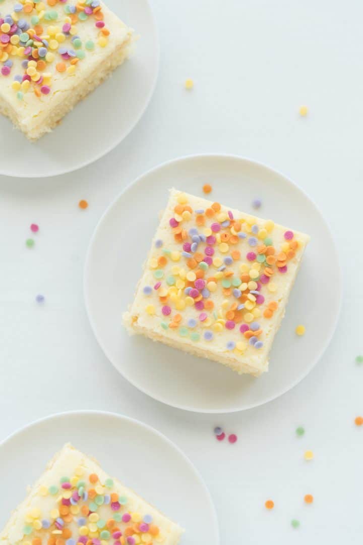 birthday cake with sprinkles