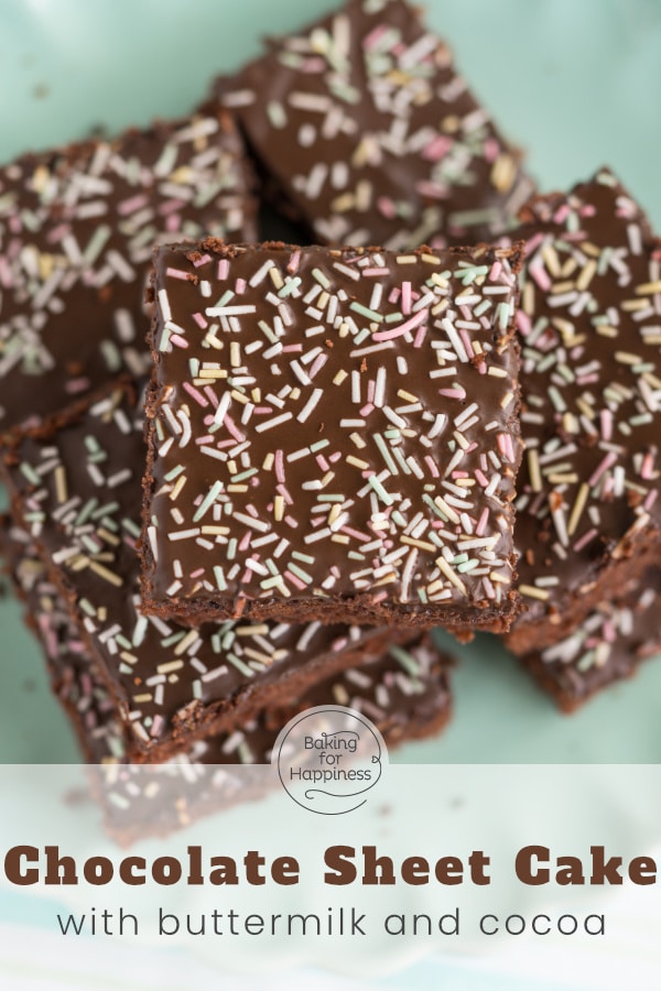 Wonderfully moist, quick and easy chocolate sheet cake with icing. This is the best chocolate sheet cake for any occasion.