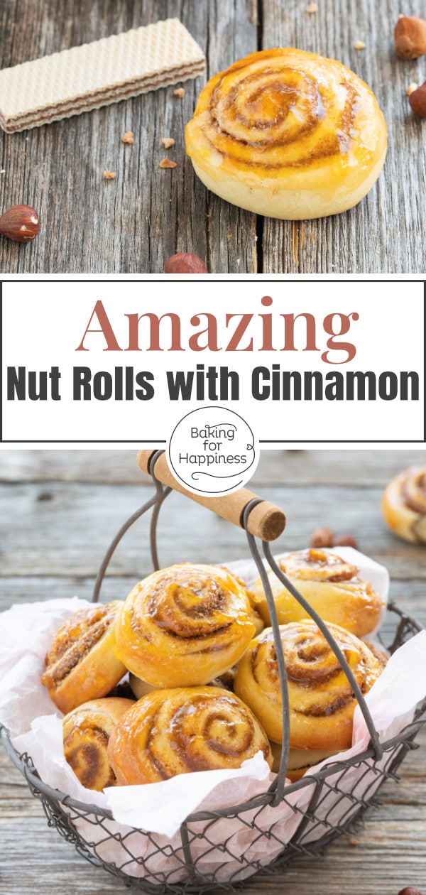 These tiny nut rolls with cinnamon filling are quick to make and taste just heavenly! A classic pastry that will definitely hit the spot!