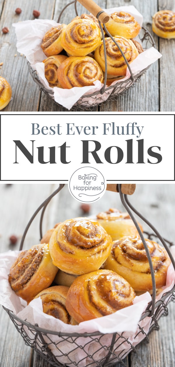 These tiny nut rolls with cinnamon filling are quick to make and taste just heavenly! A classic pastry that will definitely hit the spot!