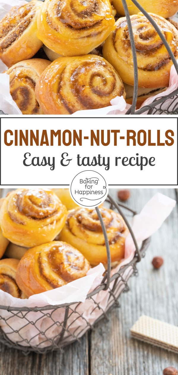 These tiny nut rolls with cinnamon filling are quick to make and taste just heavenly! A classic pastry that will definitely hit the spot!