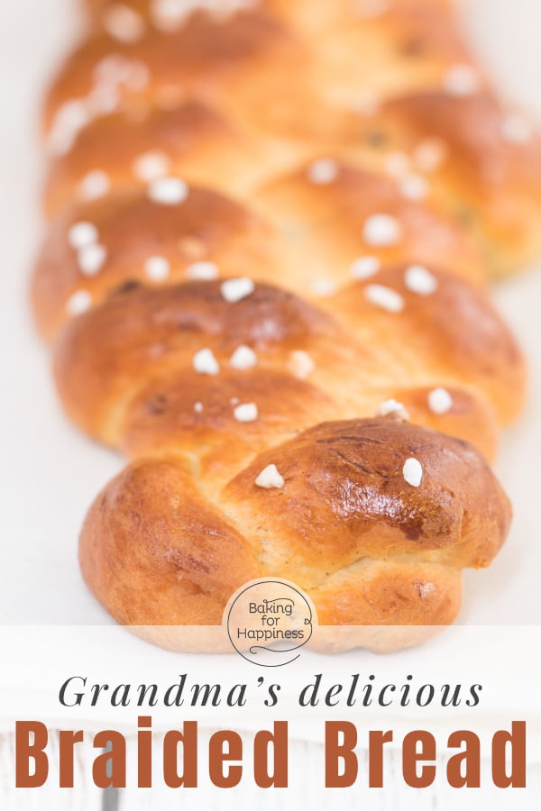 This soft and fluffy braided bread is in no way inferior to the store-bought alternative from the bakery. Quite the opposite!