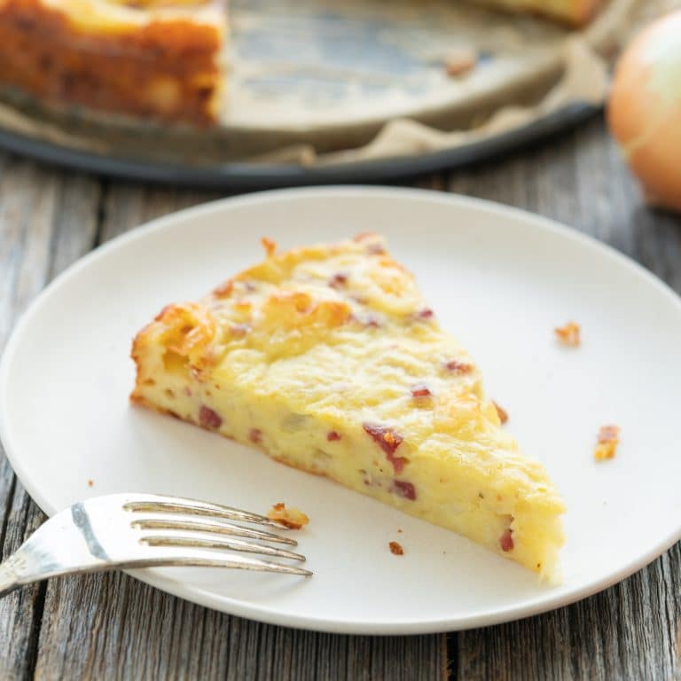 Quick Low Carb Onion Pie
