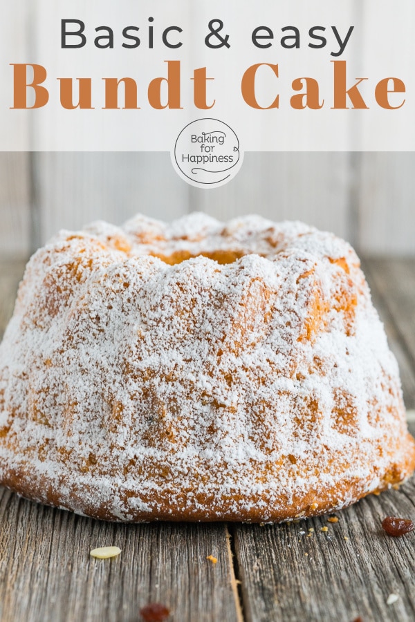 Grandma's traditional yeast-risen bundt cake always tastes good! And with this recipe, baking the fluffy pastry is a breeze.