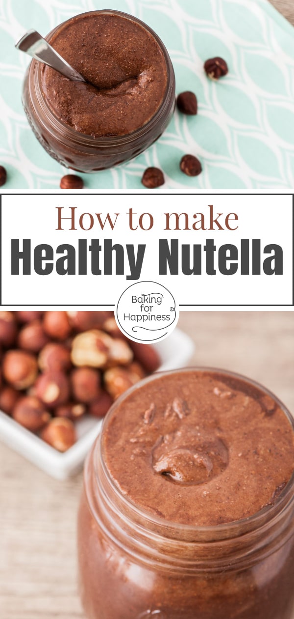 How to make healthy homemade Nutella - vegan, sugar-free and low carb. Individual and delicious, perfect as a spread or for baking.