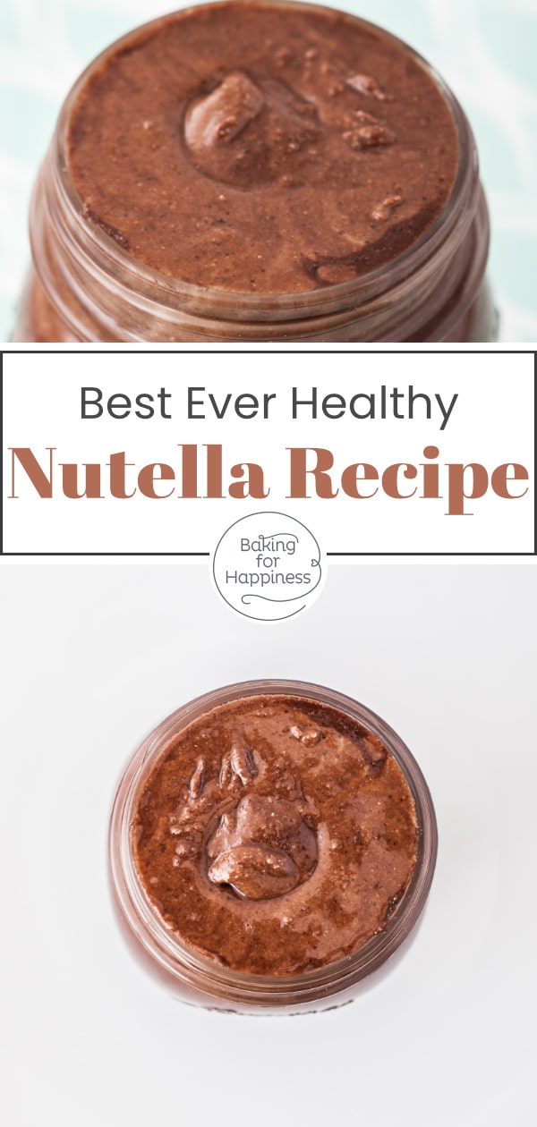 How to make healthy homemade Nutella - vegan, sugar-free and low carb. Individual and delicious, perfect as a spread or for baking.