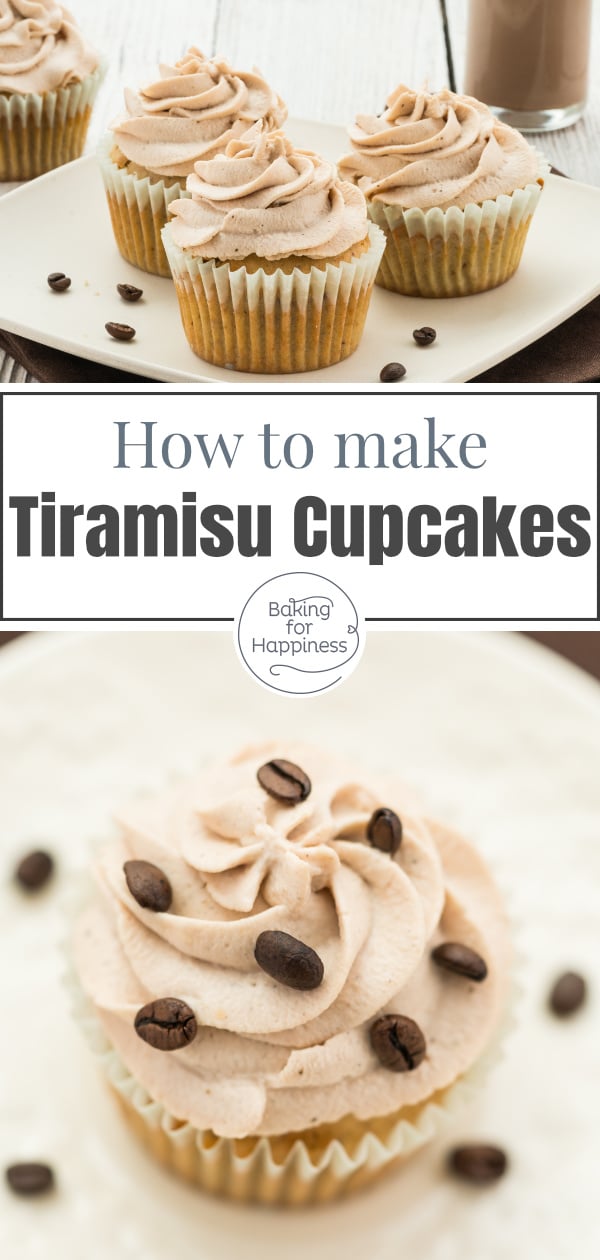 These easy tiramisu cupcakes are topped with delicious mascarpone frosting. Moist, creamy and sinfully good!