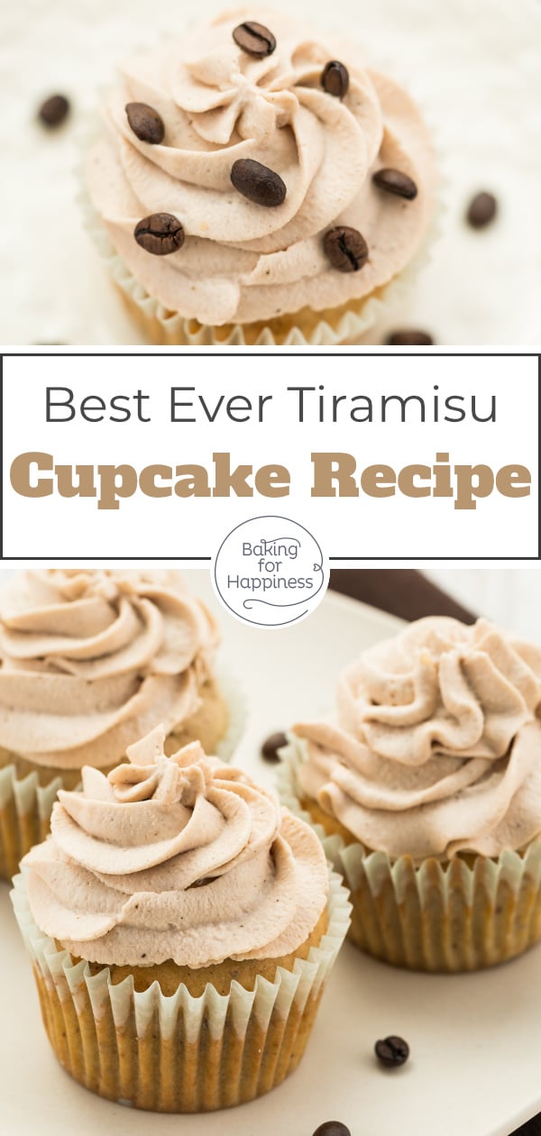 These easy tiramisu cupcakes are topped with delicious mascarpone frosting. Moist, creamy and sinfully good!