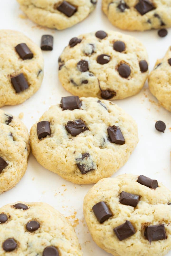 chocolate chip cookies without milk, butter and eggs