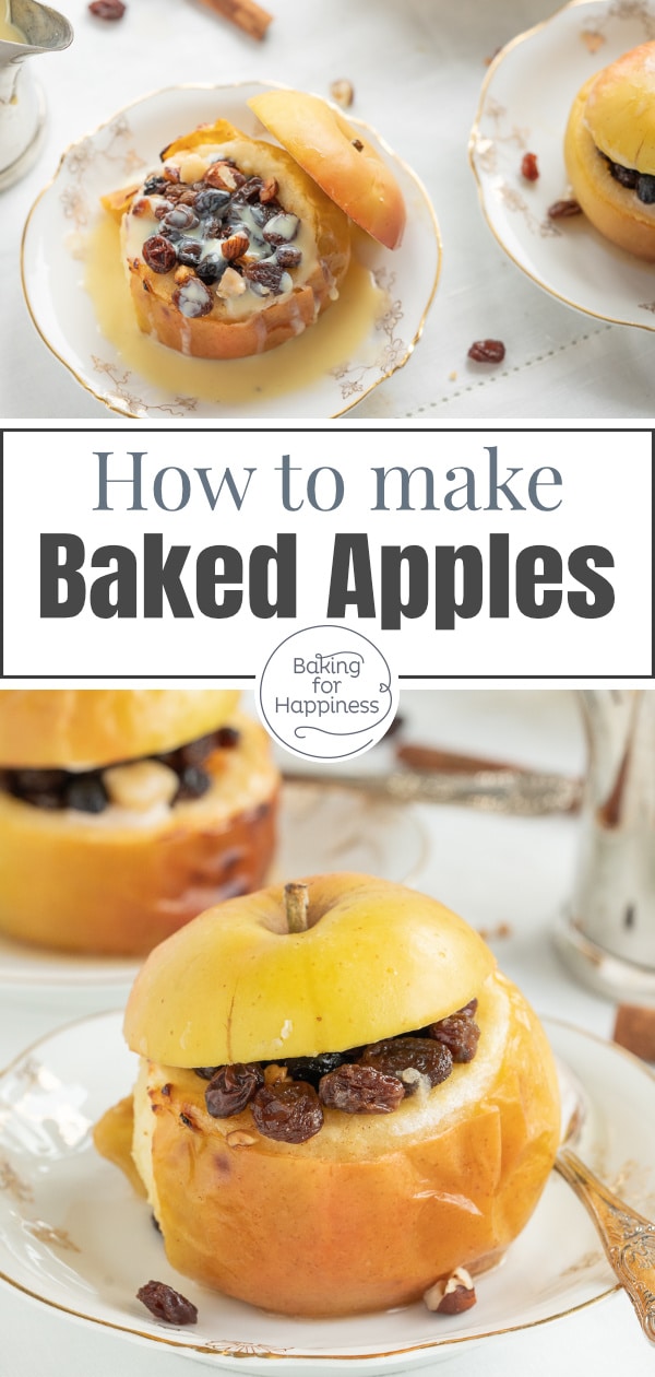 Sweet, aromatic, fruity: with this perfect baked apples recipe for fall and winter, you can bake the popular dessert in no time!
