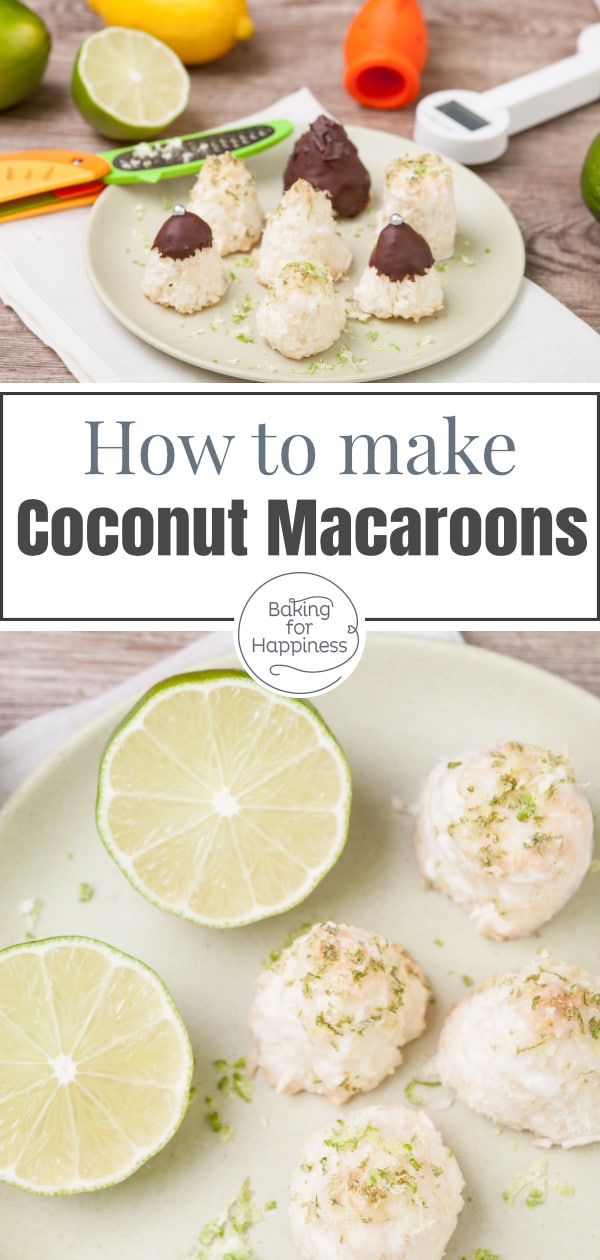 With this recipe, you will get easy & moist coconut macaroons. They are one of the moist popular Christmas cookies - for a reason!