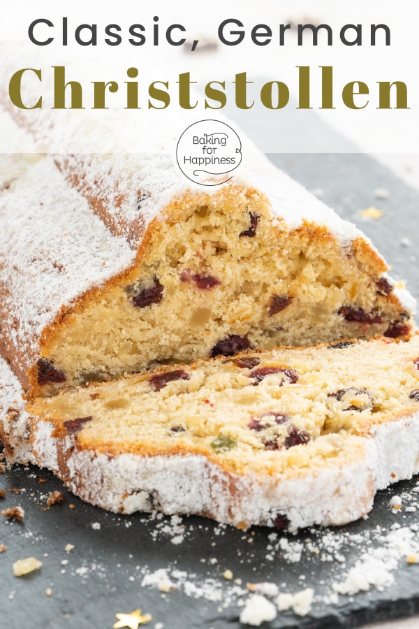 Today's recipe is grandma's easy German Christmas stollen with lots of tips on how to make the Christmas classic a guaranteed success.