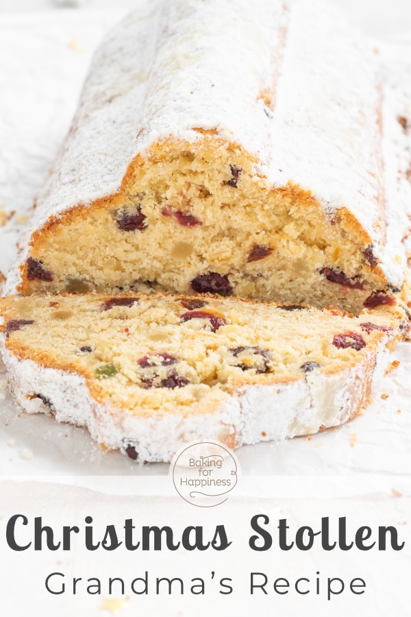 Today's recipe is grandma's easy German Christmas stollen with lots of tips on how to make the Christmas classic a guaranteed success.